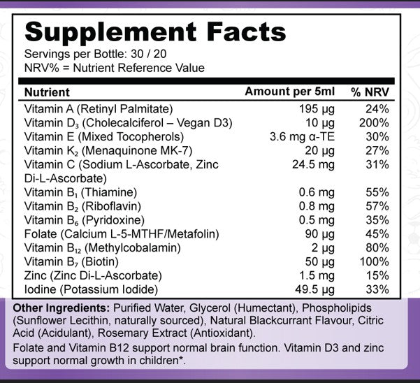 BrightVits Liposomal Kids Multivitamins